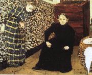 Edouard Vuillard The artist's mother and sister oil painting reproduction